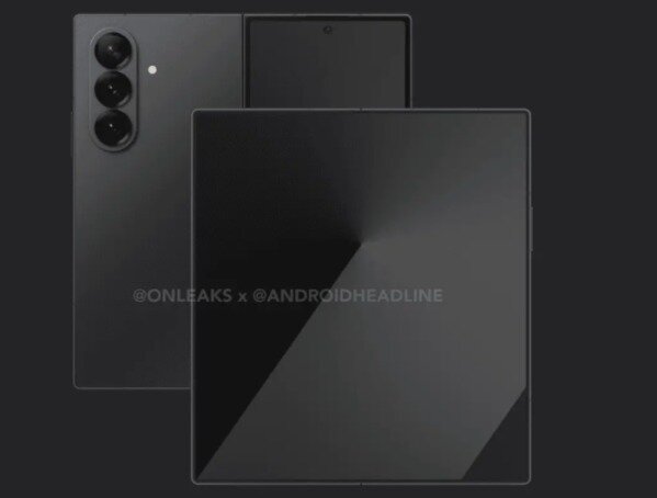 본문 이미지 - 삼성전자 갤럭시Z폴드7 유출 렌더링 (온리크스·안드로이드오소리티 제공)/뉴스1