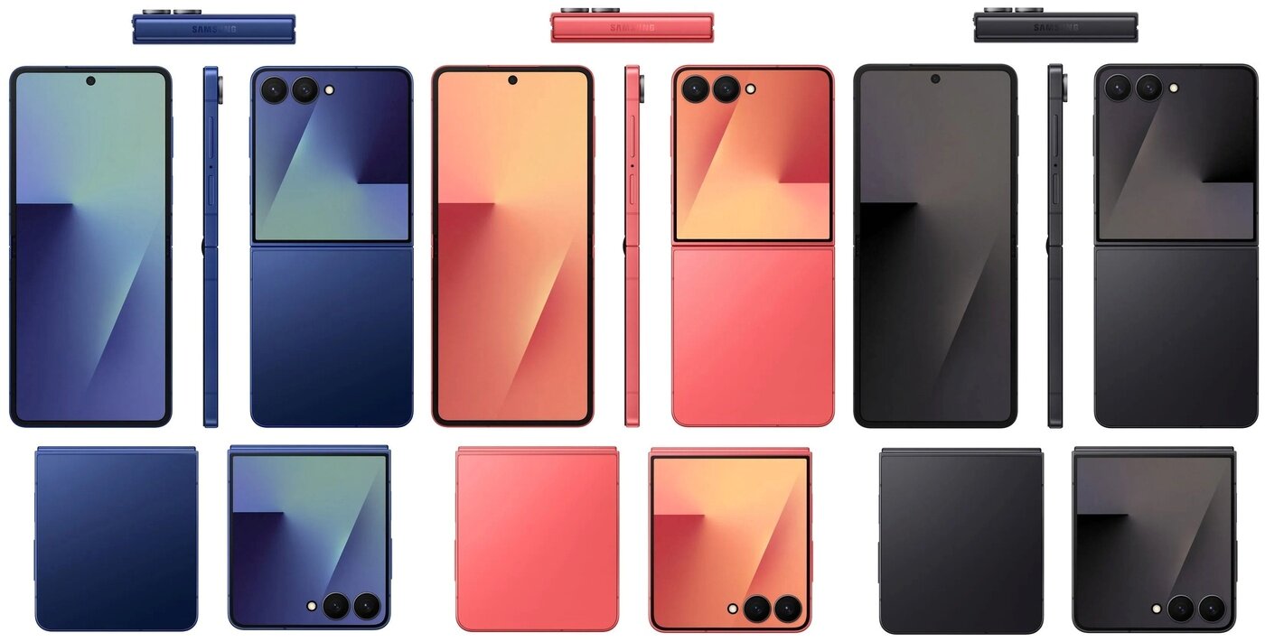 본문 이미지 - 갤럭시Z플립7 공식 렌더링 이미지 (에반블레스 제공)/뉴스1