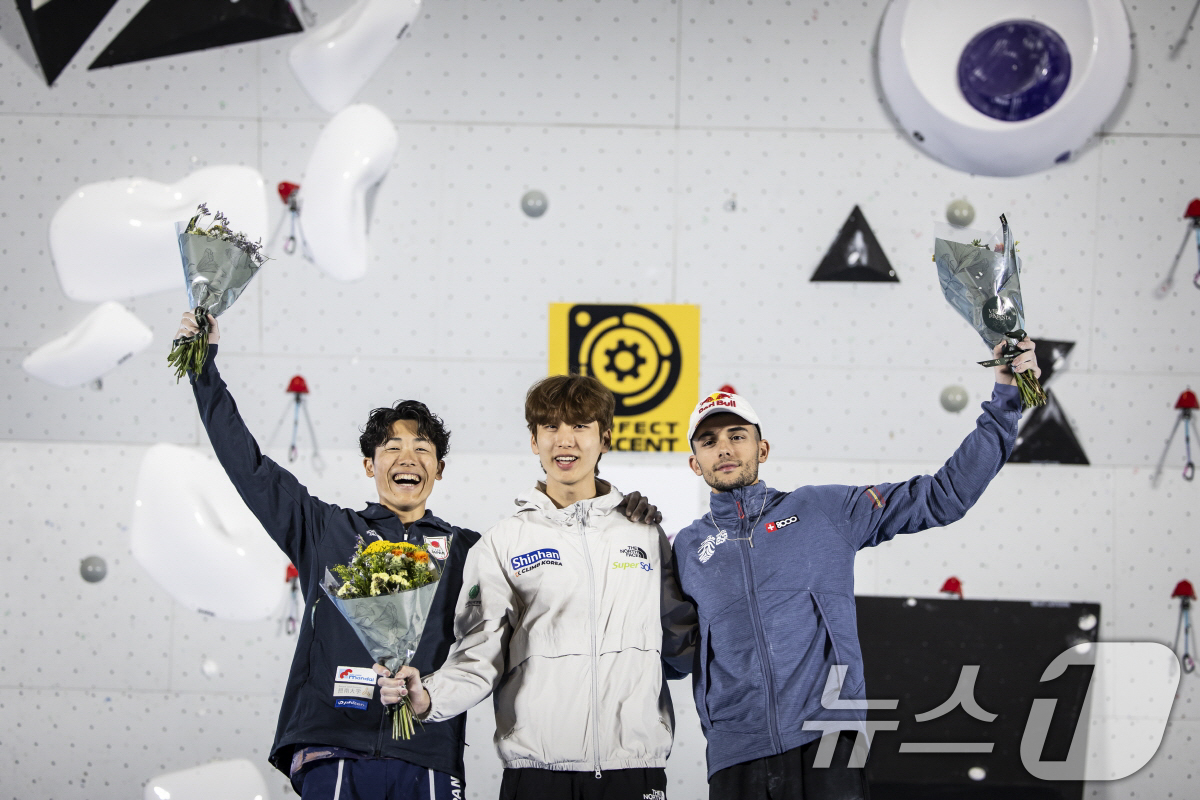 (서울=뉴스1) = 사단법인 대한산악연맹(회장 조좌진)은 한국시간 20일 새벽 종료된, 스페인 마드리드에서 열린 '2025 IFSC 스포츠클라이밍 Comunidad de Madri …