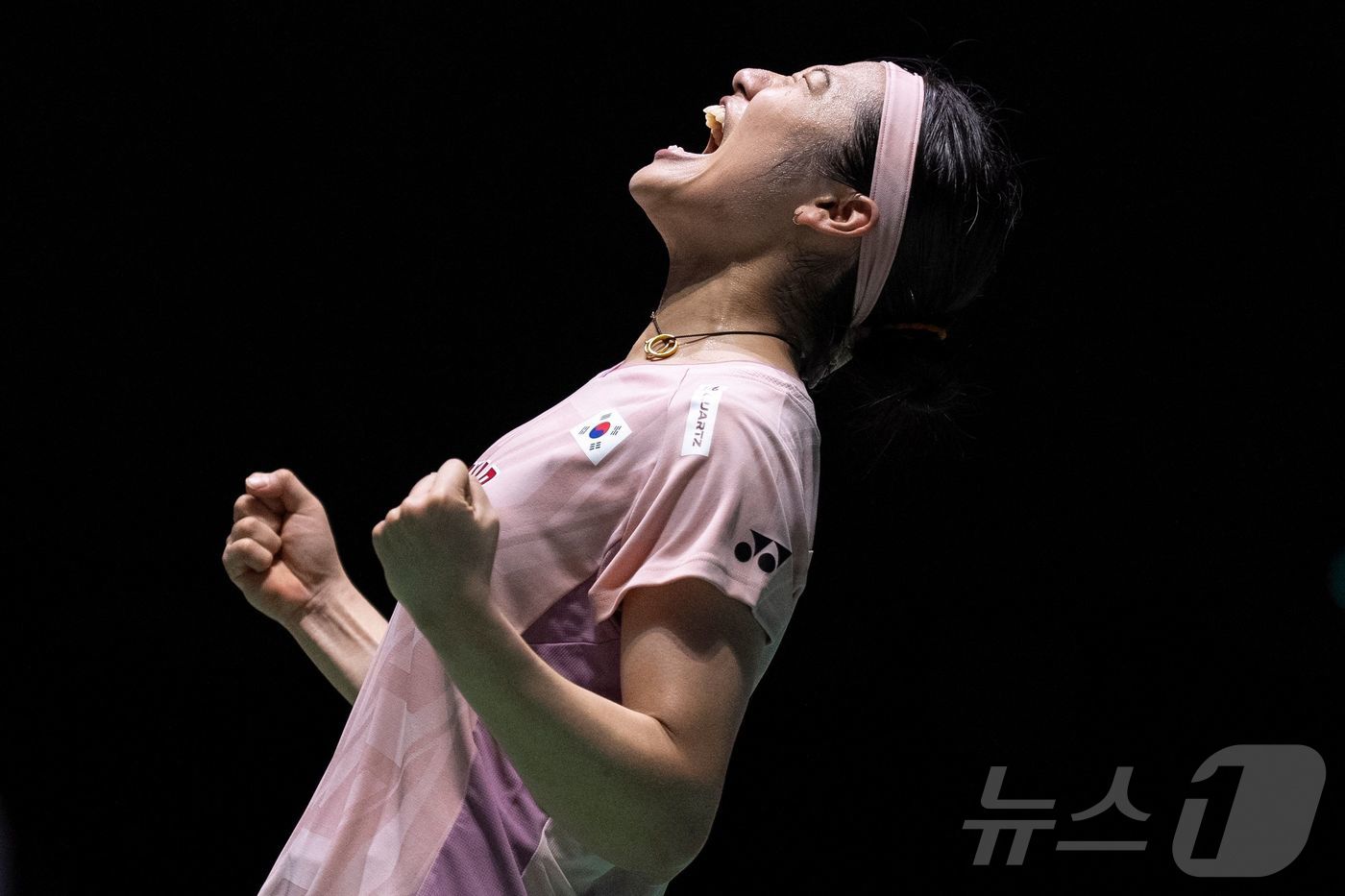 (AFP=뉴스1) 김진환 기자 = '배드민턴 여제' 안세영(세계랭킹 1위)이 20일 일본 도쿄 메트로폴리탄 체육관에서 열린 2025 세계배드민턴연맹(BWF) 월드 투어 슈퍼 750 …