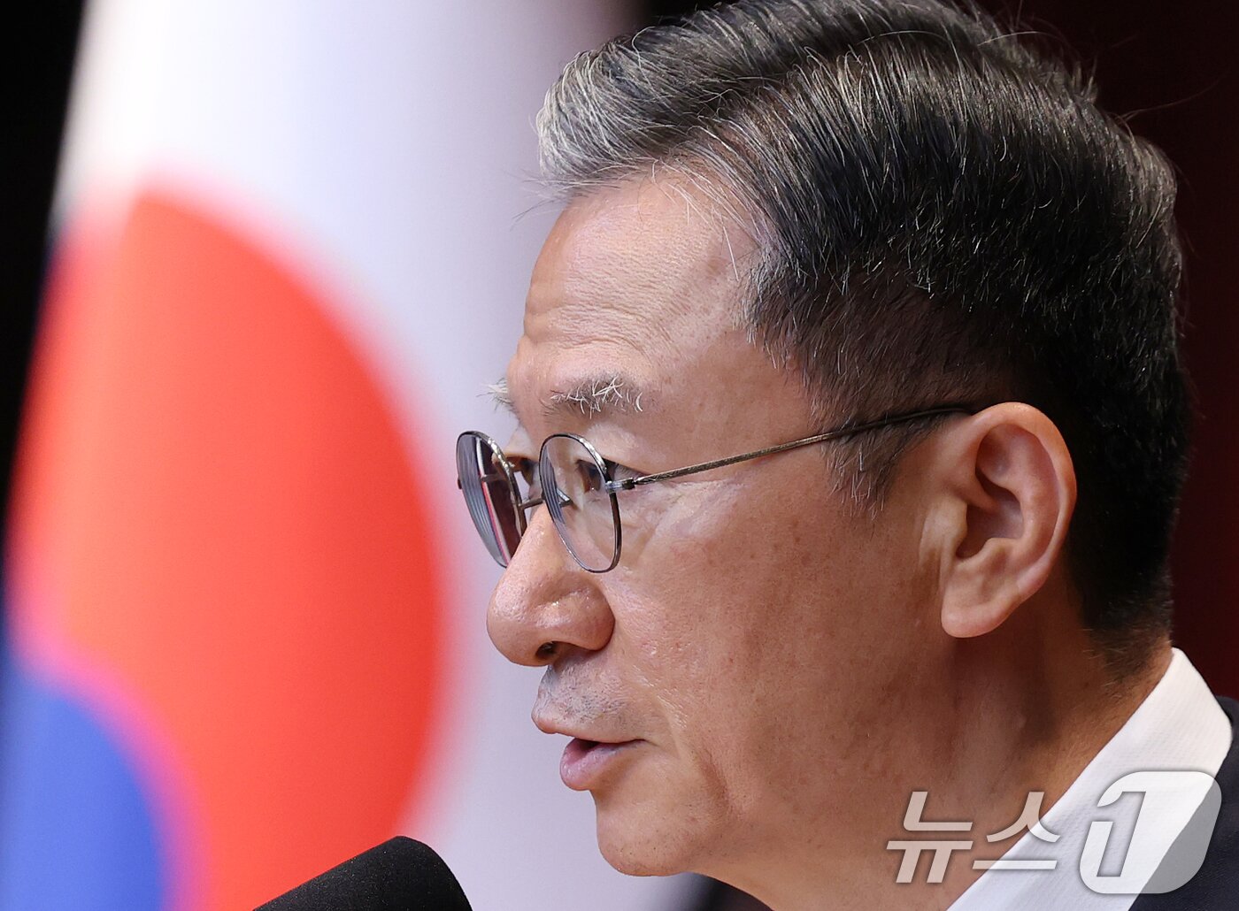 본문 이미지 - 정성호 신임 법무부 장관이 21일 오전 경기 과천시 정부과천청사에서 열린 취임식에서 취임사를 하고 있다.  2025.7.21/뉴스1 ⓒ News1 오대일 기자