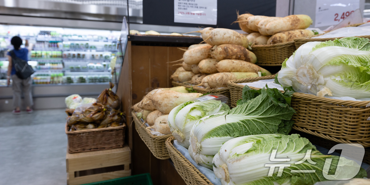 (서울=뉴스1) 이승배 기자 = 생산자물가가 석 달 만에 상승했다. 주로 농림수산품이 올라 최근 폭우·폭염 영향과 더불어 밥상물가를 밀어올릴 가능성이 우려된다. 22일 한국은행에 …
