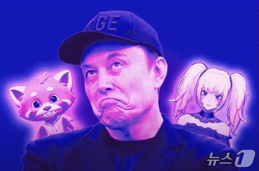 본문 이미지 - 일론 머스크 테슬라·xAI CEO 그록 컴패니언 모드 비판 이미지&#40;영상 갈무리&#41;