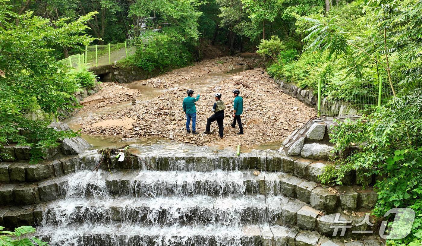 본문 이미지 - 충청남도 서산시 고북면 사방댐(산림청 제공.재판매 및 DB금지)/뉴스1 