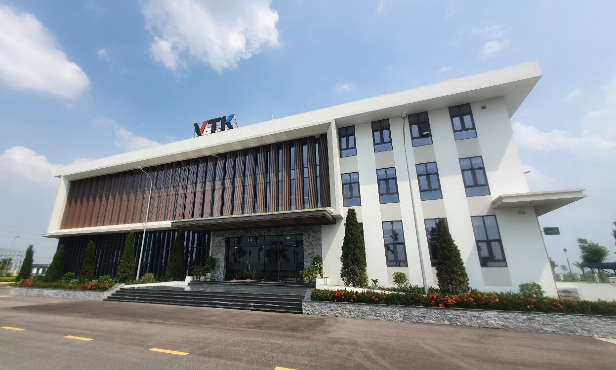 본문 이미지 - 베트남 흥옌성 클린산업단지 내 VTK&#40;Vietnam Together Korea&#41; 건물.2025.7.17/뉴스1 ⓒ News1 조용훈 기자