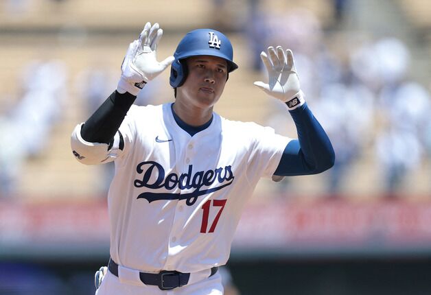 '5경기 연속 홈런' 오타니, MLB 타자 파워랭킹 2위…1위는 저지