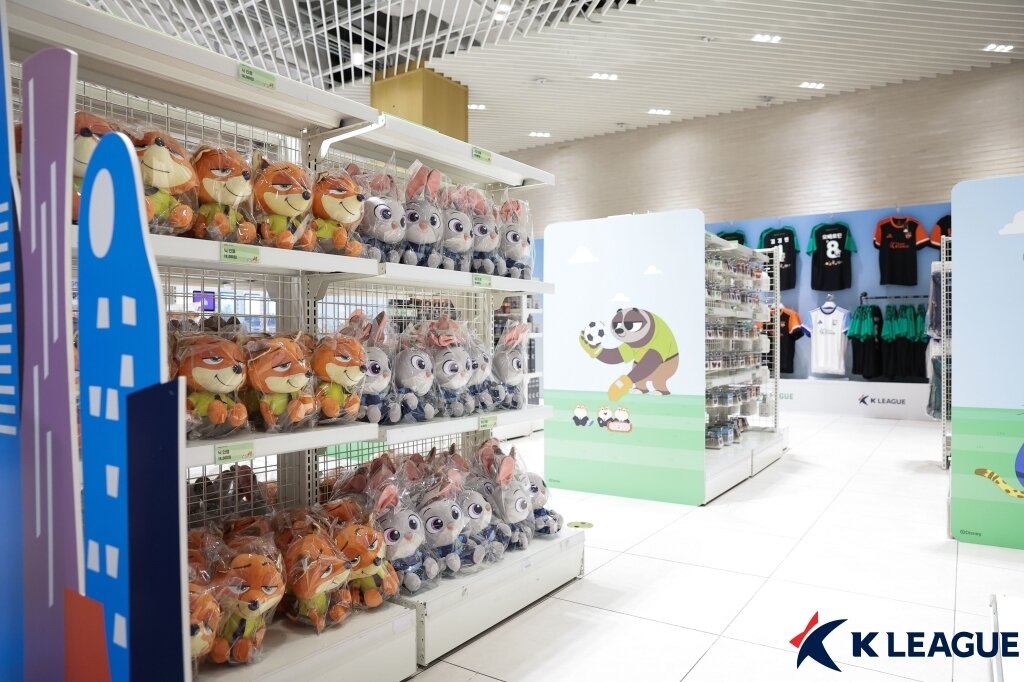 본문 이미지 - K리그-주토피아 팝업 스토어 모습. &#40;한국프로축구연맹 제공&#41;