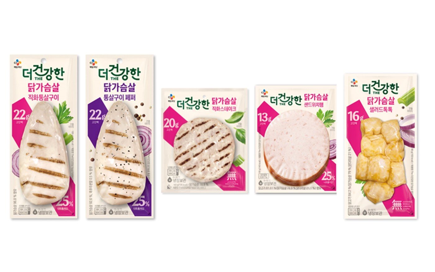 본문 이미지 - CJ제일제당 &#39;The더건강한&#39; 리뉴얼 제품&#40;CJ제일제당 제공&#41;