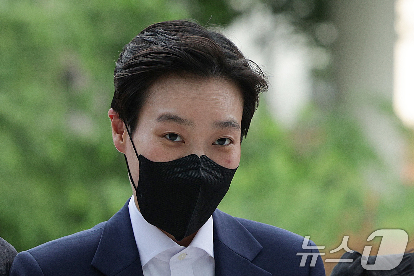 (서울=뉴스1) 신웅수 기자 = 김건희 여사의 이른바 '문고리 3인방' 중 한 명인 정지원 전 대통령실 행정관이 25일 오후 서울 종로구에 마련된 김건희 특검팀(특별검사 민중기) …