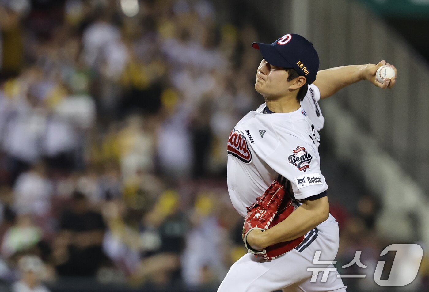 본문 이미지 - 두산 베어스 투수 김택연. 2025.7.25 ⓒ 뉴스1 오대일 기자