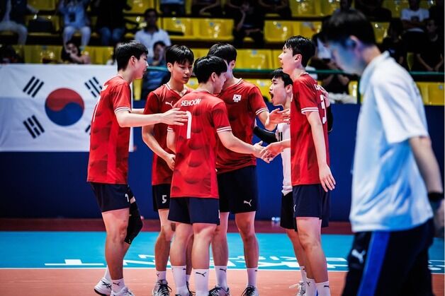 남자배구 U19, 콜롬비아 3-0 완파…세계선수권 2연승