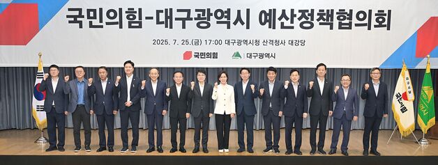 대구시·국민의힘, 예산정책협…신공항 등 국정과제화·국비 확보 논의