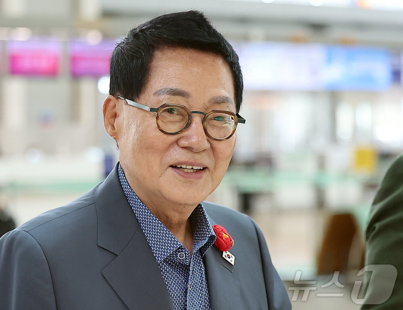 본문 이미지 - 박지원 더불어민주당 의원. 2025.7.27/뉴스1 ⓒ News1 김진환 기자