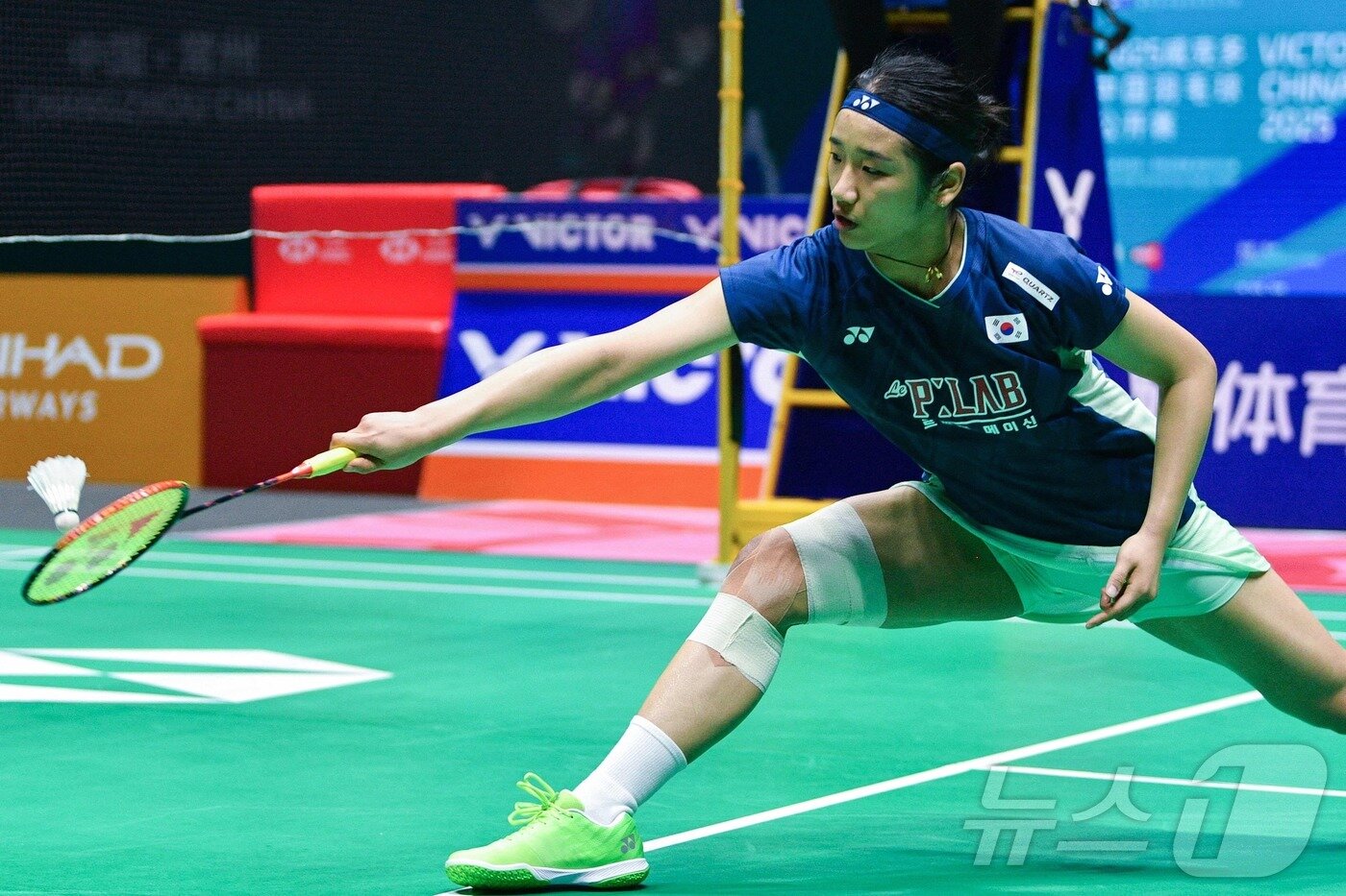 본문 이미지 - 안세영은 중국오픈 4강에서 기권했다. ⓒ AFP=뉴스1