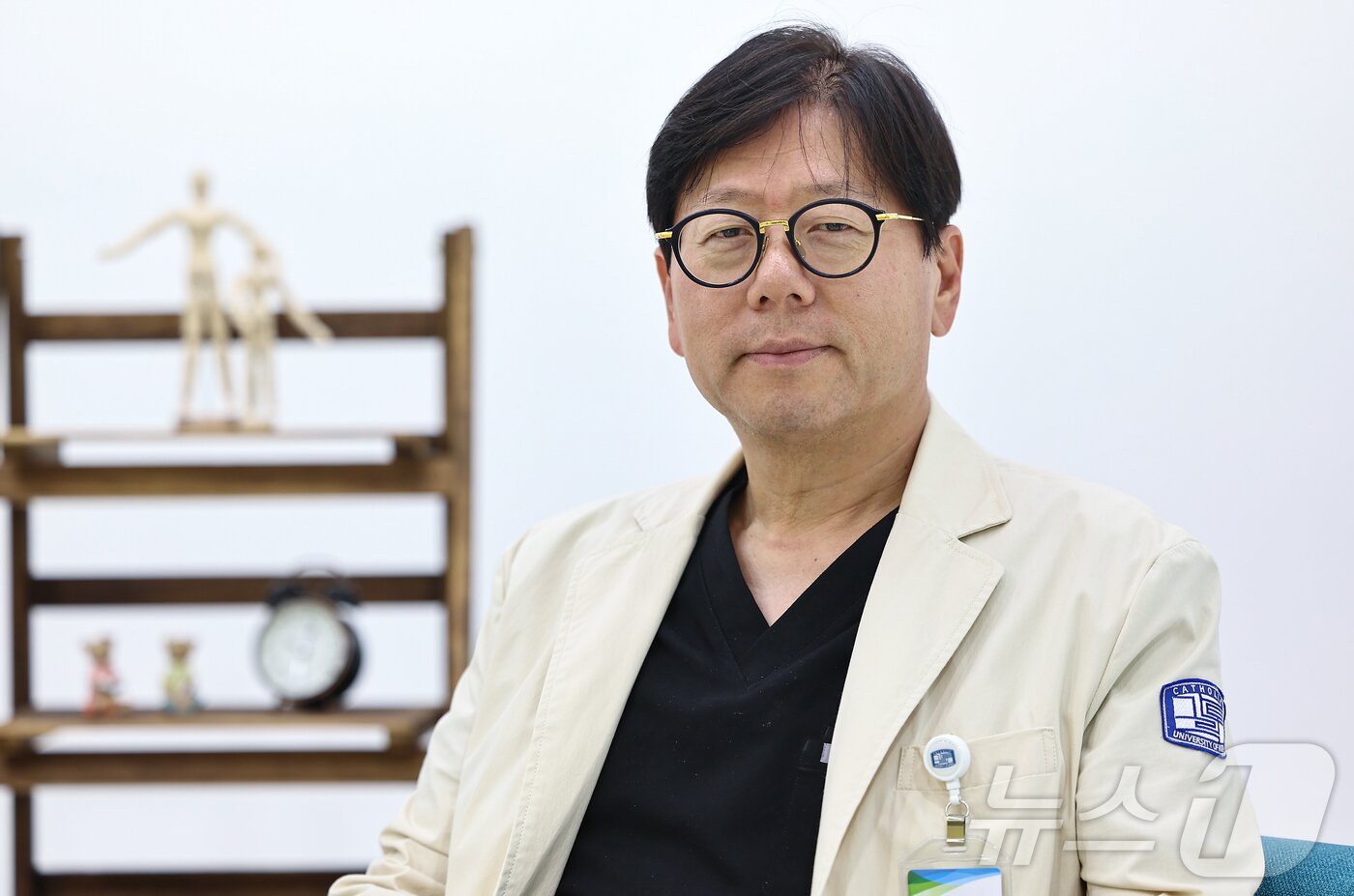 본문 이미지 - 이지열 가톨릭대학교 서울성모병원 비뇨의학과 교수가 서울 서초구 서울성모병원에서 뉴스1과 인터뷰를 갖고 있다. /뉴스1 ⓒ News1 김도우 기자