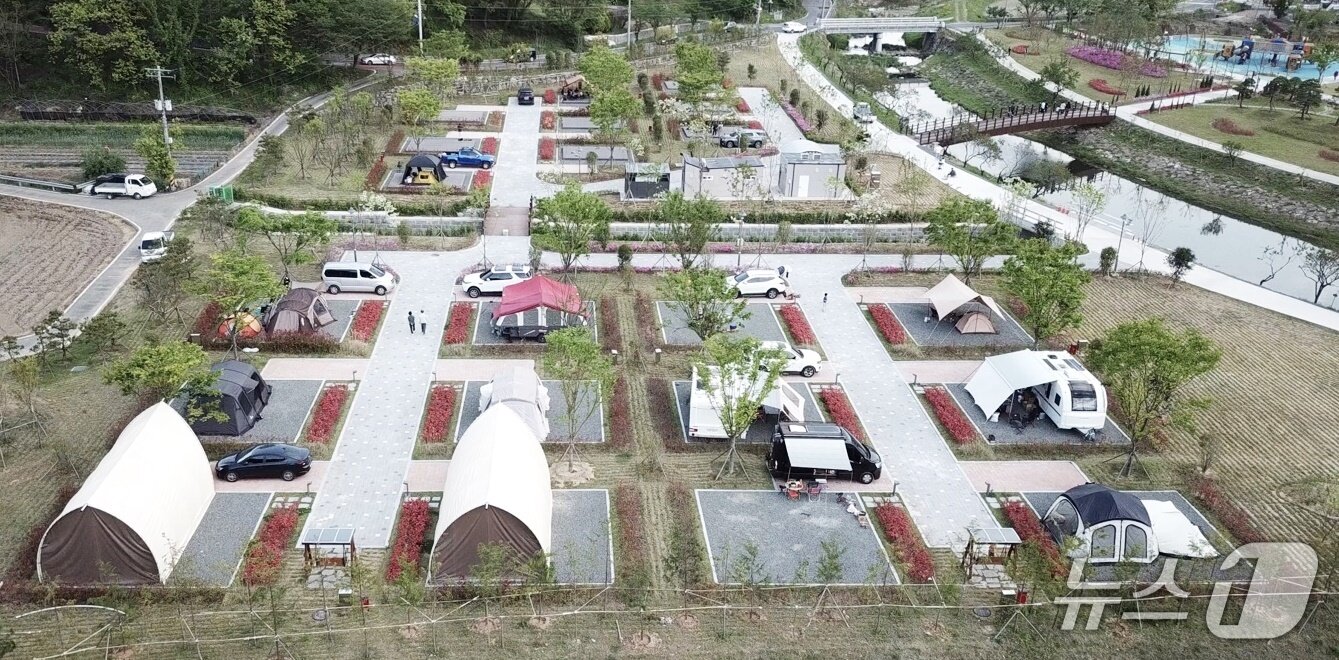 본문 이미지 - 함안 온새미로 캠핑장(함안군 제공. 재판매 및 DB금지).