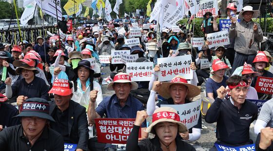 관세협상 '농산물 개방' 카드에 농민단체 반발…"식량주권 포기"