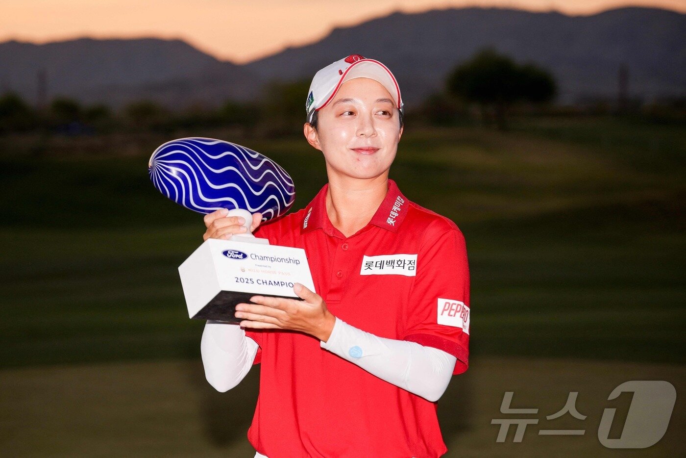 본문 이미지 - 3월 포드 챔피언십에서 우승했던 김효주. ⓒ AFP=뉴스1