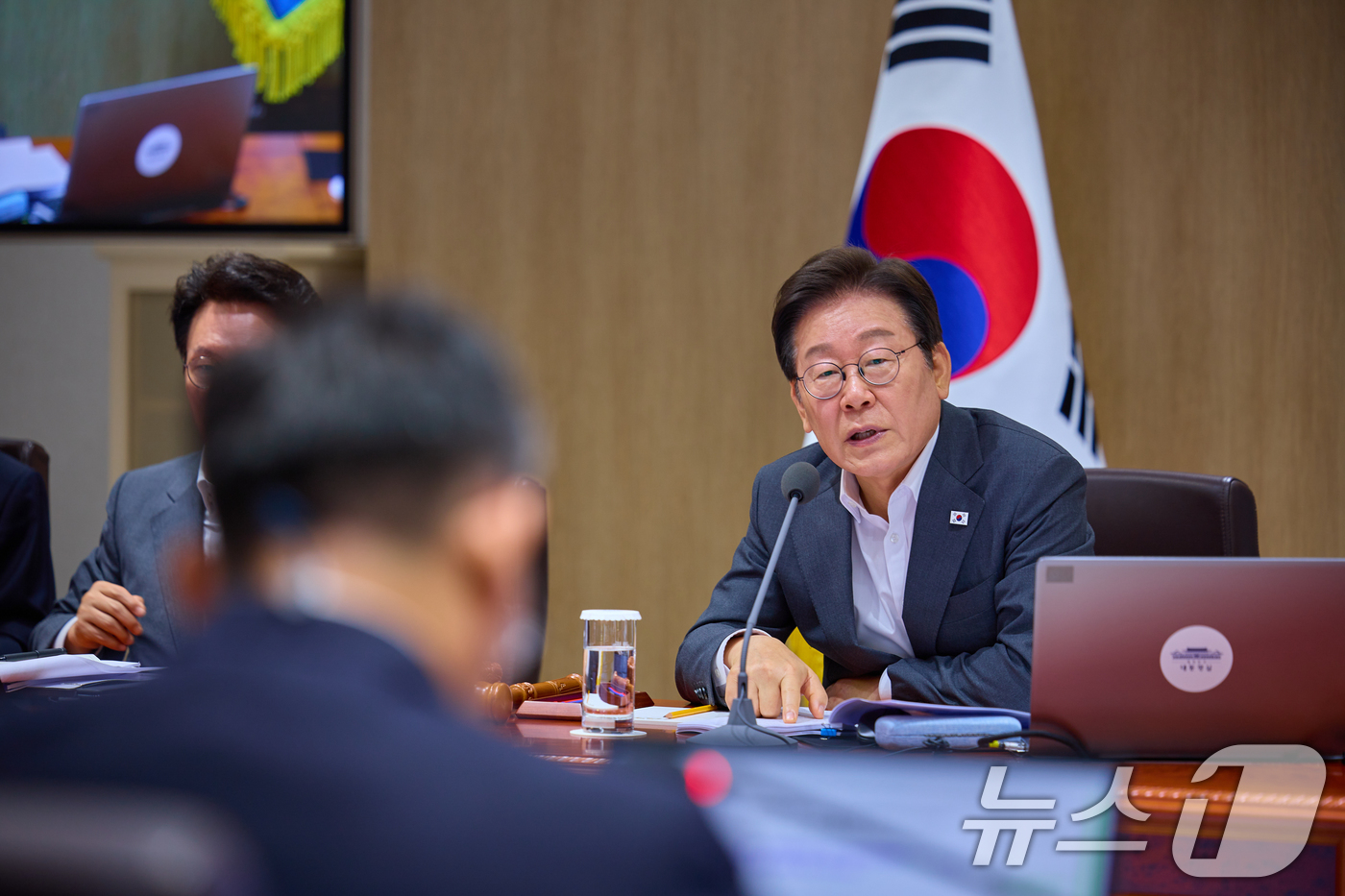 (서울=뉴스1) 허경 기자 = 이재명 대통령이 29일 서울 용산 대통령실 청사에서 열린 국무회의에서 발언하고 있다. (대통령실 제공. 재판매 및 DB 금지) 2025.7.29/뉴스 …