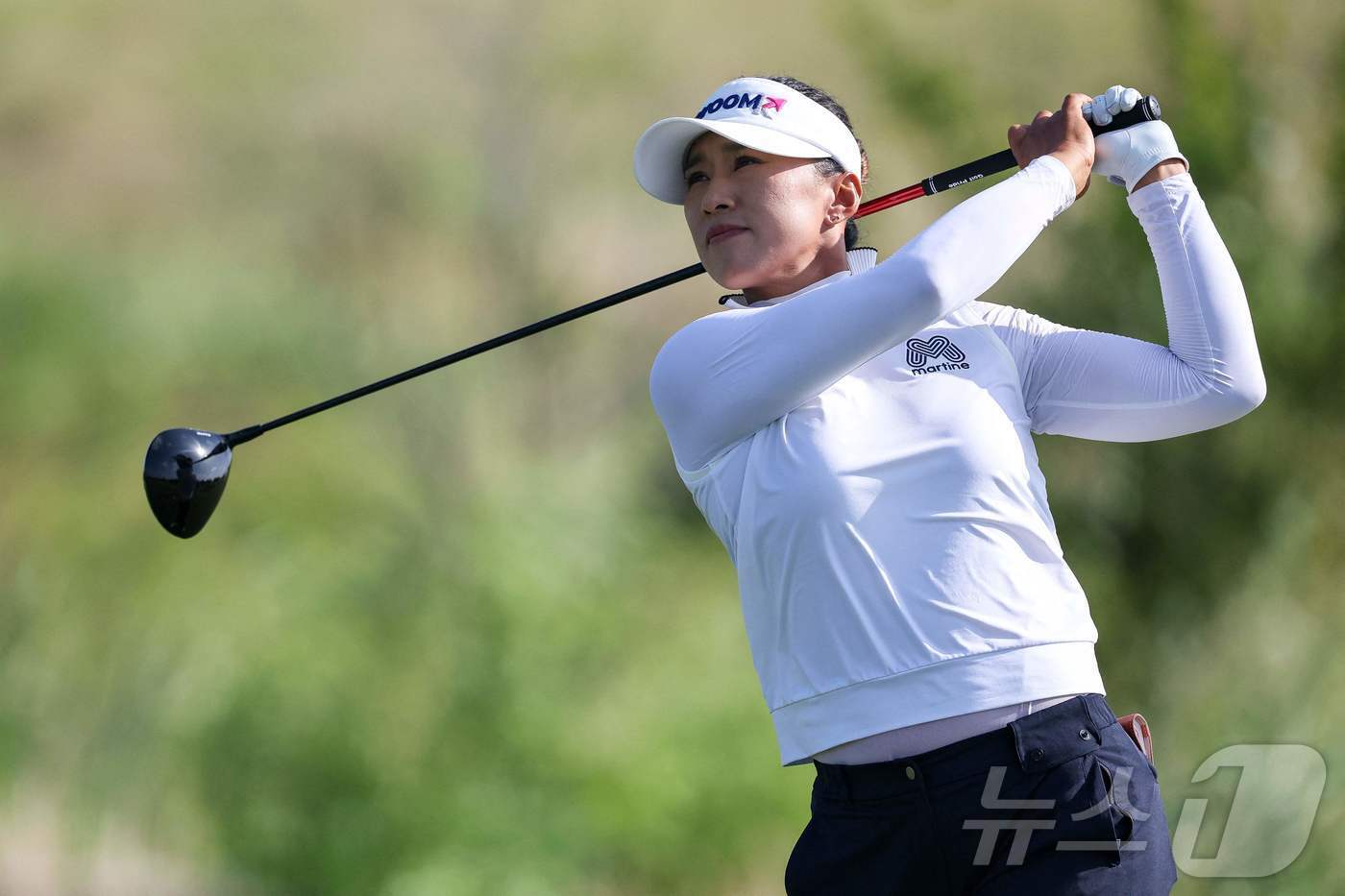 본문 이미지 - 역전극에 도전하는 양희영. ⓒ AFP=뉴스1