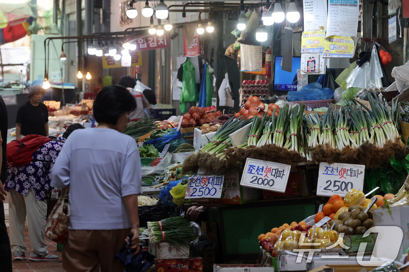(서울=뉴스1) 이동해 기자 = 여야가 추가경정예산(추경)안에 대해 세부 심사에 돌입하며 속도를 내고 있는 가운데 3일 오전 서울 서대문구 인왕시장에서 시민들이 장을 보고 있다.정 …