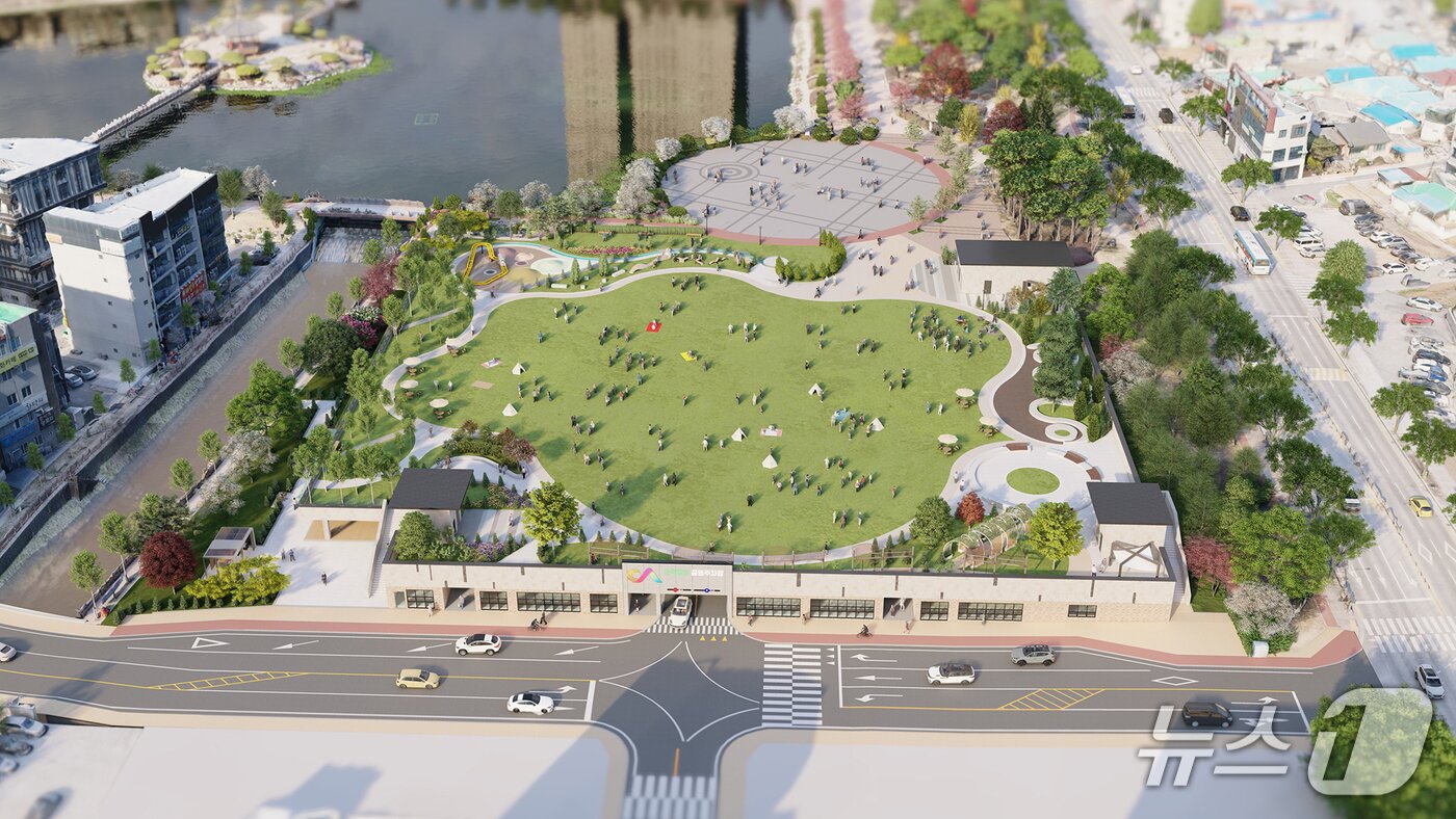 본문 이미지 - 서산 예천지구 공영주차장(초록광장) 조성사업 조감도. (서산시 제공. 재판매 및 DB금지)2025.7.3/뉴스1