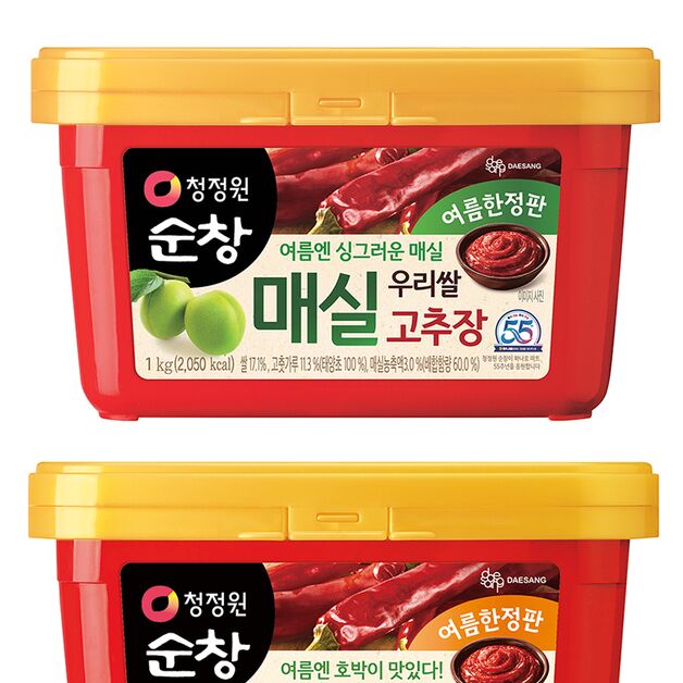대상 청정원, 매실·호박 담은 여름 한정 고추장 2종 출시