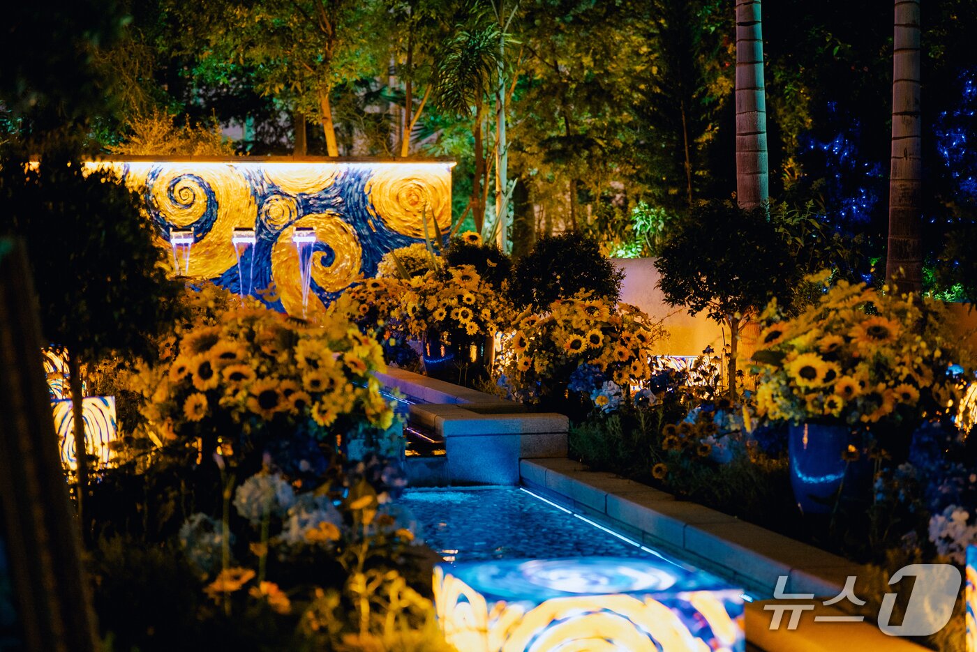 본문 이미지 -  국립세종수목원 지중해온실 고흐전 야간개장 &#40;한국수목원정원관리원 제공.재판매 및 DB금지&#41; /뉴스1