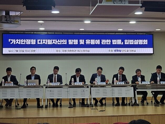 "스테이블코인 사고 시 코인 거래소가 배상"…민주당, 전용 법안 추진(종합)
