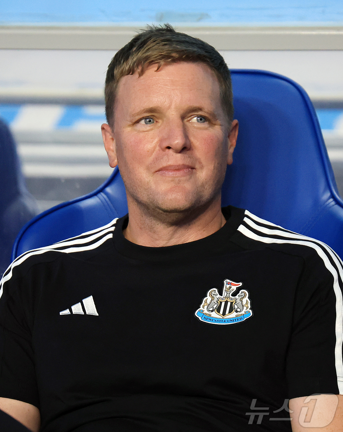 (수원=뉴스1) 김진환 기자 = 30일 오후 경기 수원시 팔달구 수원월드컵경기장에서 열리는 쿠팡플레이 시리즈 팀 K리그와 잉글랜드 프리미어리그 뉴캐슬 유나이티드의 경기를 앞두고 뉴 …