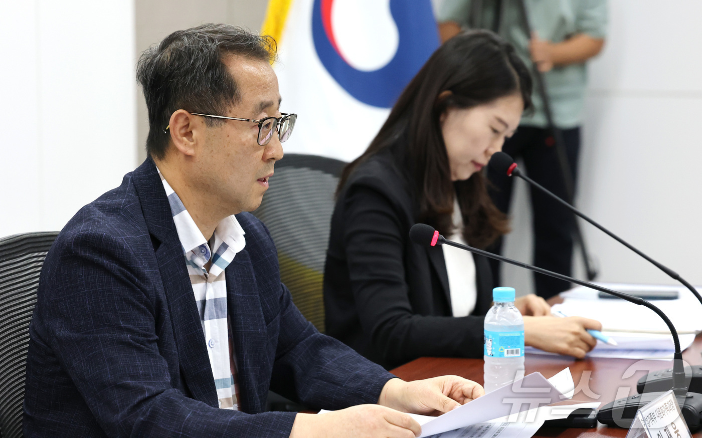 (서울=뉴스1) 임세영 기자 = 이재웅 여성가족부 다문화가족과장이 31일 오전 서울 종로구 정부서울청사에서 2024년 전국 다문화가족 실태조사 결과를 발표하고 있다.