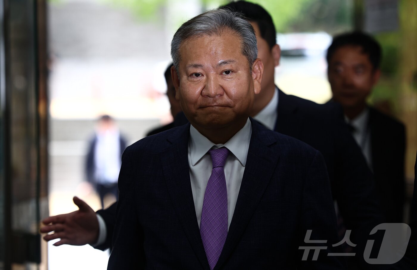 본문 이미지 - 12·3 비상계엄 당시 &#39;언론사 단전·단수&#39;를 지시한 의혹을 받는 이상민 전 행정안전부 장관. 2025.7.31/뉴스1 ⓒ News1 김도우 기자