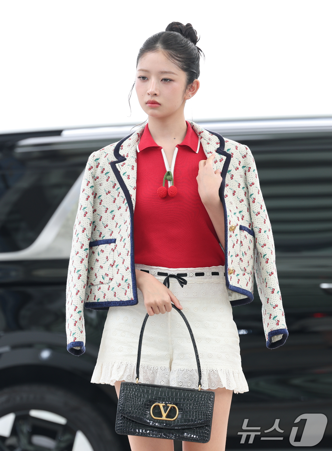 (인천공항=뉴스1) 권현진 기자 = 아이브 레이가 31일 오후 해외 일정을 위해 인천국제공항을 통해 미국 LA로 출국하고 있다. 2025.7.31/뉴스1