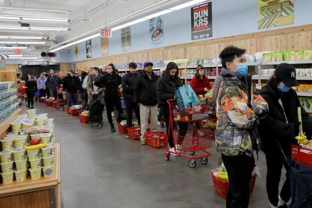 '美 연준 선호' 근원 PCE 예상대로 3%…지난 4Q 경제 0.5% 성장(상보)