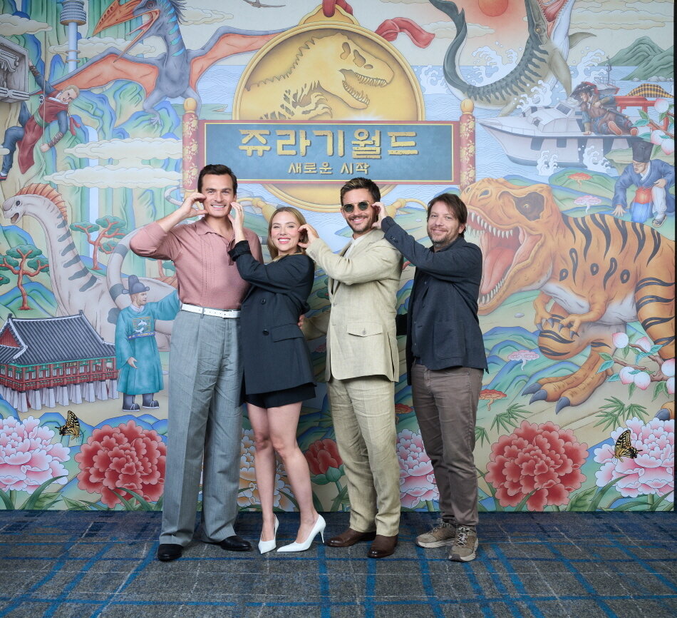 본문 이미지 - '쥬라기 월드: 새로운 시작' 배우들 /유니버설 픽처스 제공