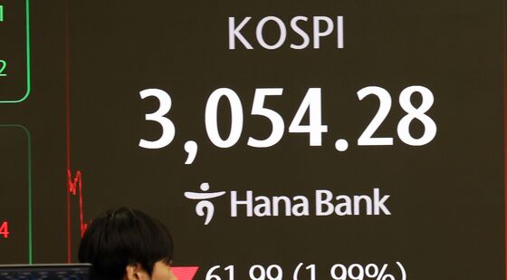 코스피 하락세로 마감