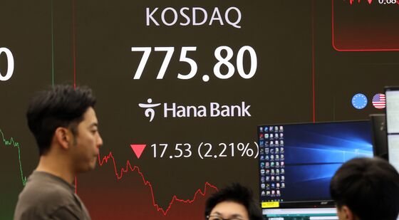 하락세로 마감한 코스닥