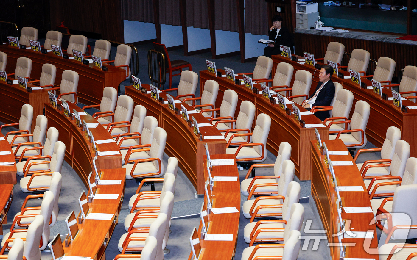 (서울=뉴스1) 안은나 기자 = 박수민 국민의힘 의원이 4일 오후 서울 여의도 국회에서 열린 제426회국회(임시회) 제5차 본회의에 자리하고 있다. 2025.7.4/뉴스1