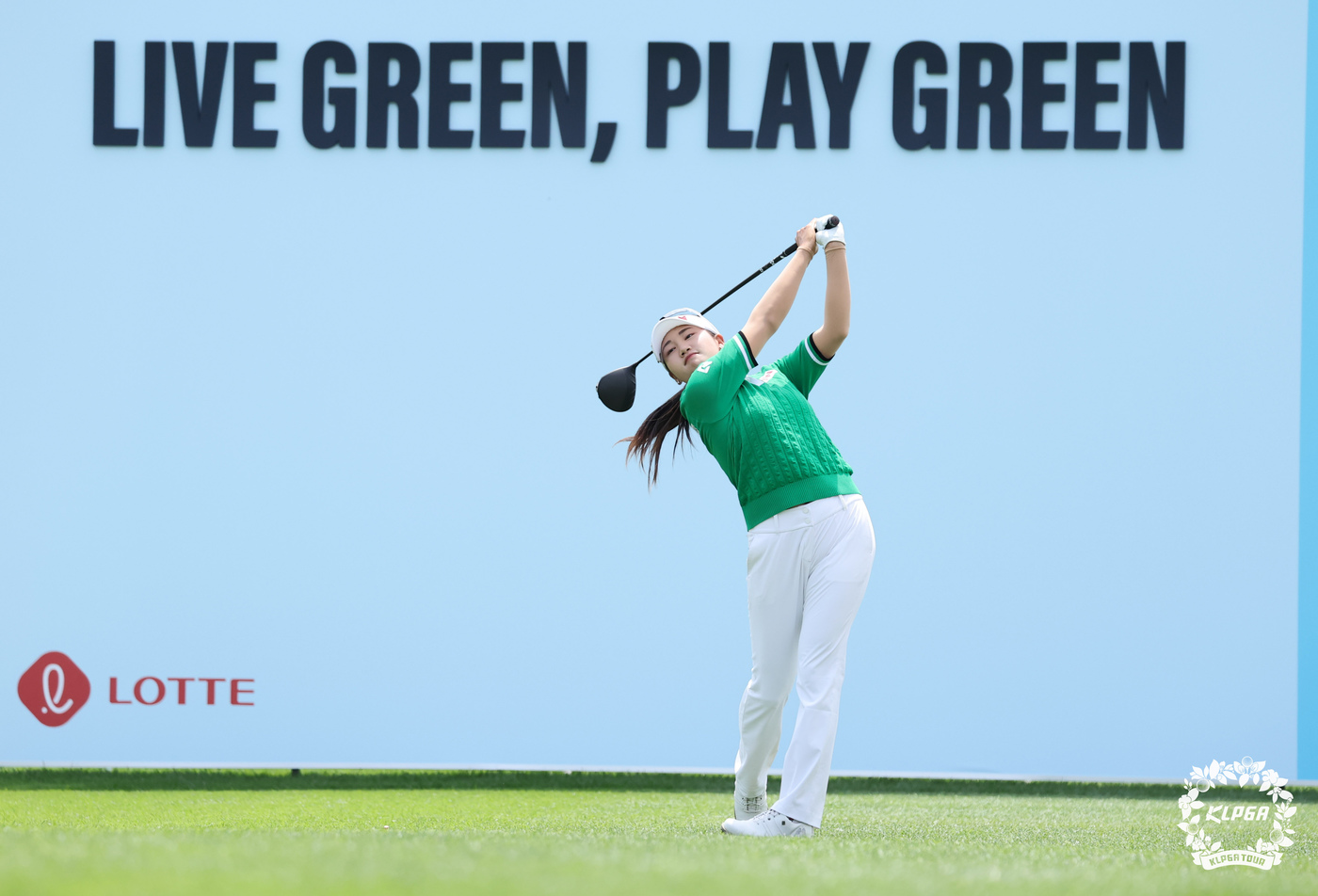(서울=뉴스1) = 노승희가 5일 인천 청라 베어즈베스트청라CC에서 열린 '제15회 롯데오픈' 3라운드 10번 홀에서 티샷을 하고 있다. (KLPGA 제공. 재판매 및 DB 금지) …
