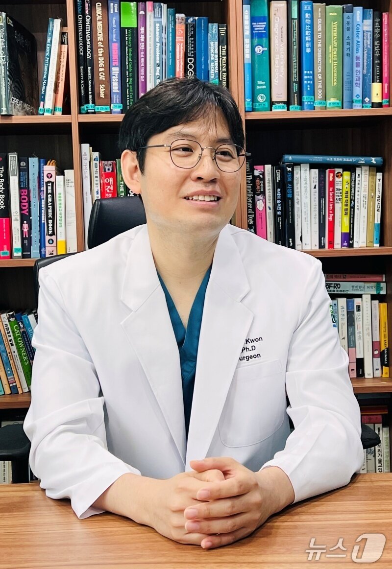 본문 이미지 - 권재연 최영민동물의료센터 부원장이 6월 27일 인터뷰를 하고 있다. ⓒ 뉴스1