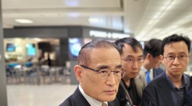 [포토]\"한미 통상 협상 중요 국면\" 위성락 국가안보실장 방미