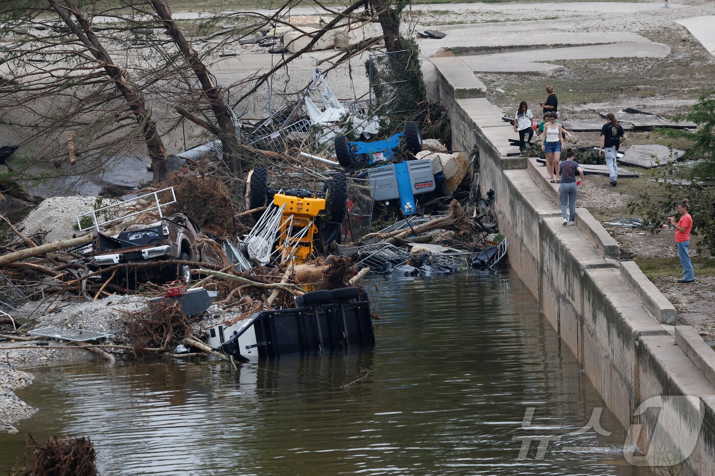 본문 이미지 - Flash flooding in Texas ⓒ 로이터=뉴스1