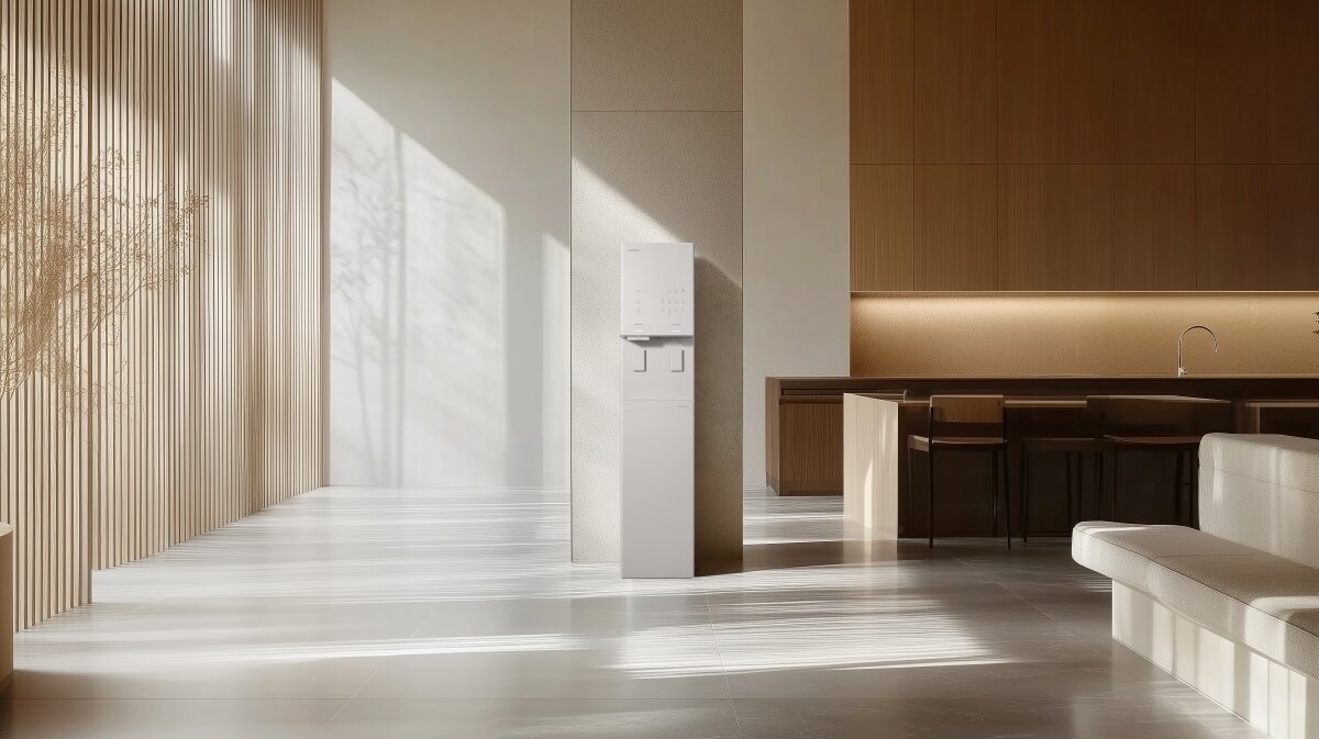 본문 이미지 - 쿠쿠, 인앤아웃 안심살균 대용량 얼음 정수기. &#40;쿠쿠 제공&#41; ⓒ News1