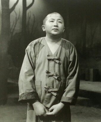 본문 이미지 - 지춘성 배우의 1991년 '동승' 공연 모습(국립극단 제공)