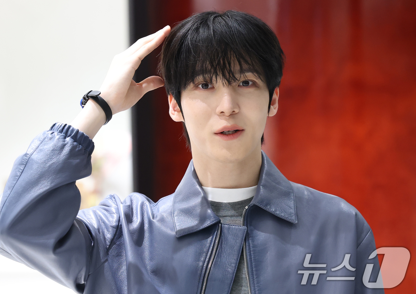 (서울=뉴스1) 권현진 기자 = 에이티즈 윤호가 7일 오후 서울 영등포구 더현대 서울에서 열린 페라가모 부티크 오픈 기념 행사에 참석해 포즈를 취하고 있다. 2025.7.7/뉴스1 …