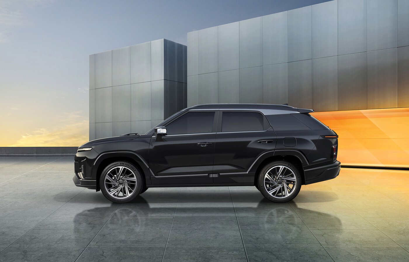 본문 이미지 - KG모빌리티(KGM)가 8일 중형 스포츠유틸리티차(SUV) '액티언 하이브리드'를 공식 출시하고 본격적인 판매에 돌입한다고 밝혔다. 사진은 액티언 하이브리드 외관(KGM 제공). 2025.07.08.