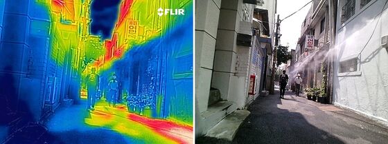 폭염 속 쪽방촌