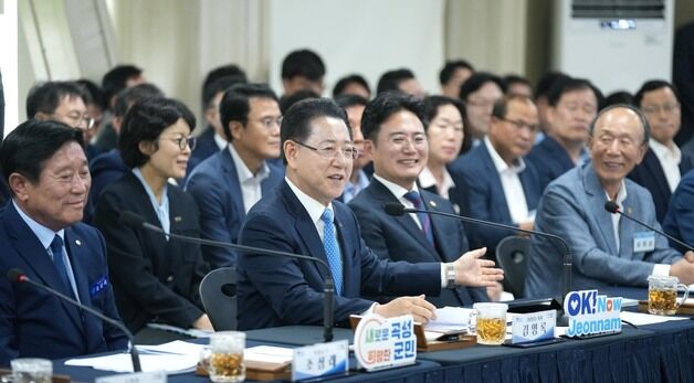 김영록 지사, 곡성군 정책비전 투어