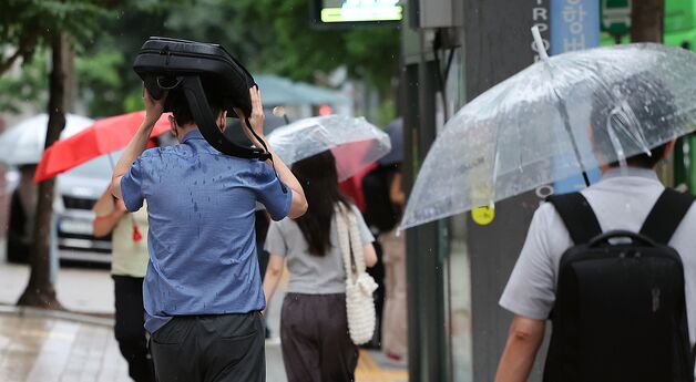 인천 밤사이 30㎜ 비…'아침 최저 20.7도' 7월 들어 가장 낮아