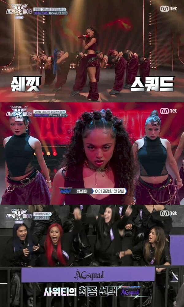 본문 이미지 - Mnet &#39;월드 오브 스트릿 우먼 파이터&#39; 캡처